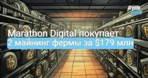 Marathon Digital покупает майнинг фермы