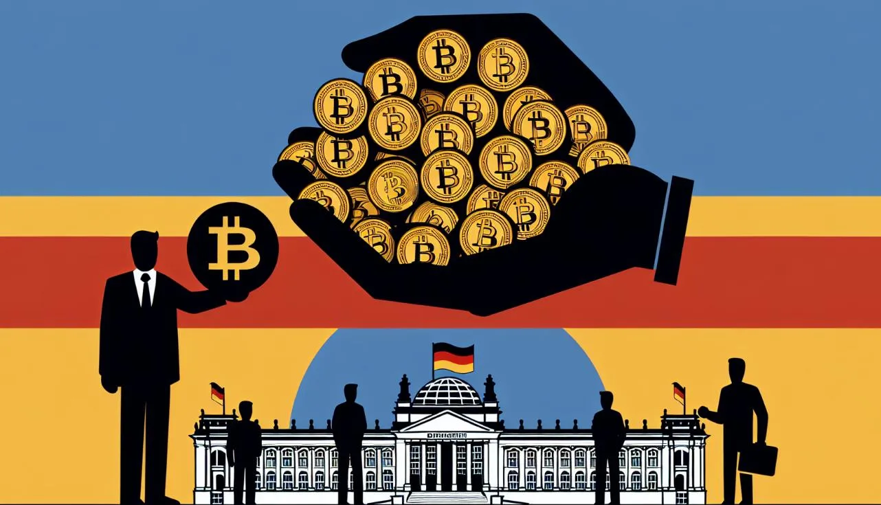 У правительства Германии осталось 9 тыс. Биткоинов