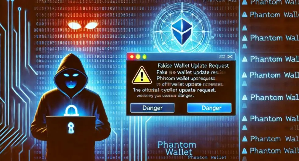 Крипто-мошенники атакуют пользователей Phantom Wallet с фальшивыми обновлениями