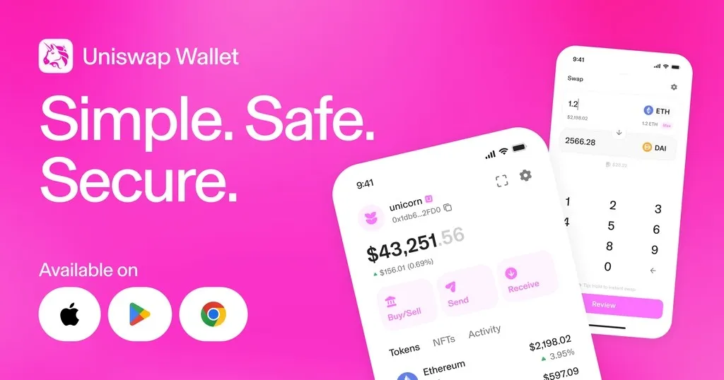 Uniswap упрощает работу с криптовалютами: свапы и бриджинг прямо в браузере