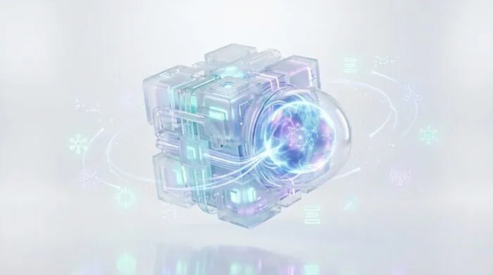 Quantum core and AI sphere