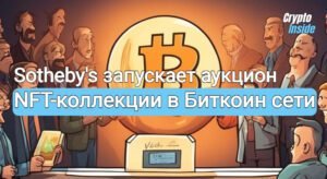 Sothebys аукцион NFT-коллекции в Биткоин сети