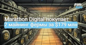 Marathon Digital покупает майнинг фермы