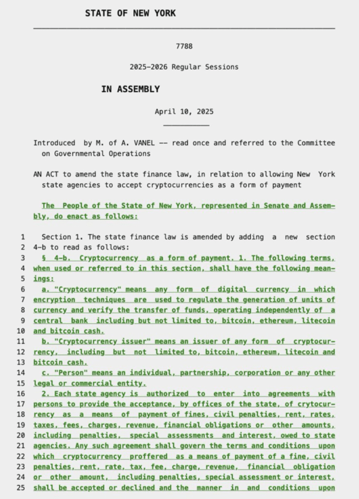 Litecoin (LTC) for taxes and penalties: new New York bill