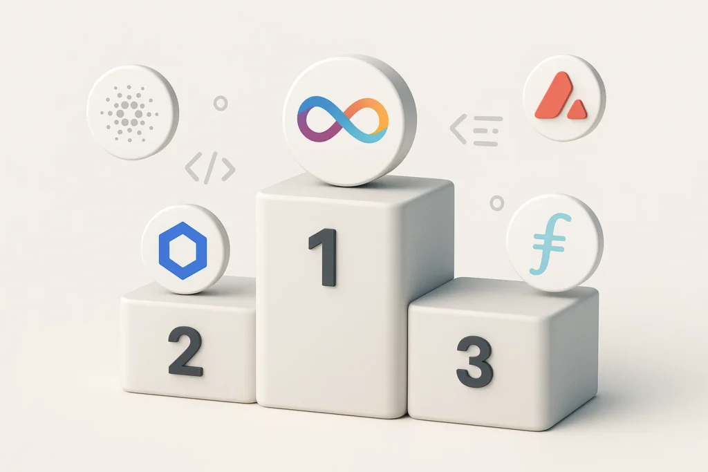 Топ-10 криптопроектов по активности разработчиков: лидирует Internet Computer (ICP) топ альткоинов