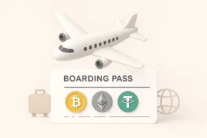 fly tickets for btc and ether