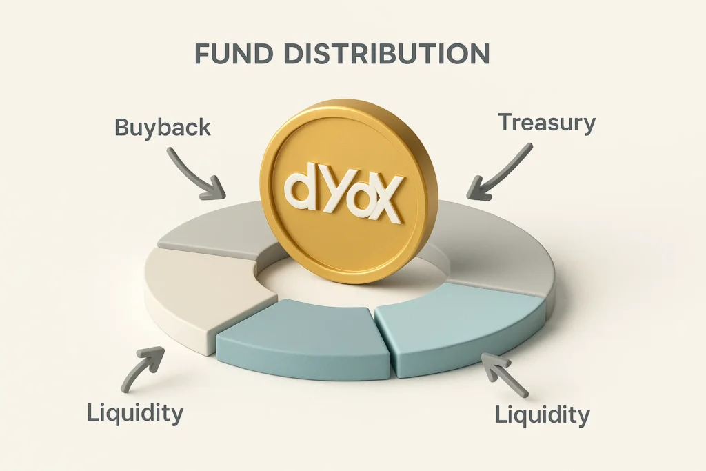 dYdX Foundation объявила о стратегии обратного выкупа токенов dYdX