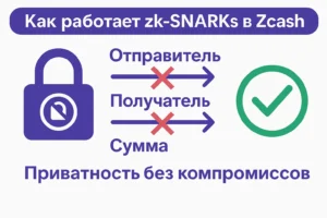 Cryptocurrency Zcash (ZEC) - Overview of the coin and its features ZEC zk-SNARK