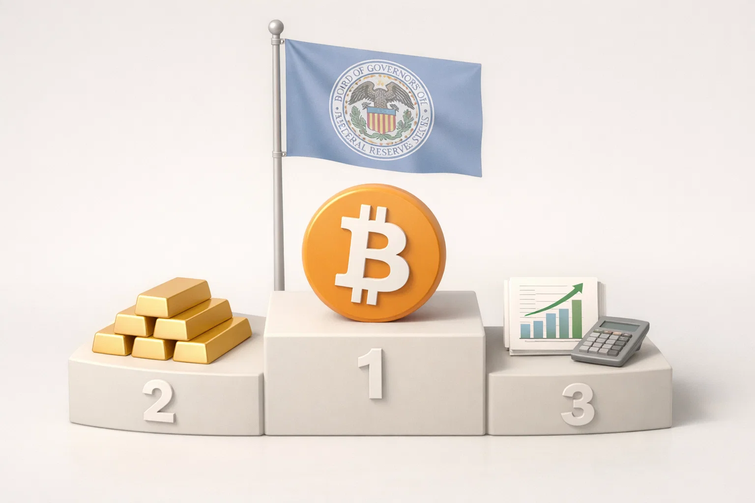 Bitcoin обогнал золото, акции и нефть за две недели войны