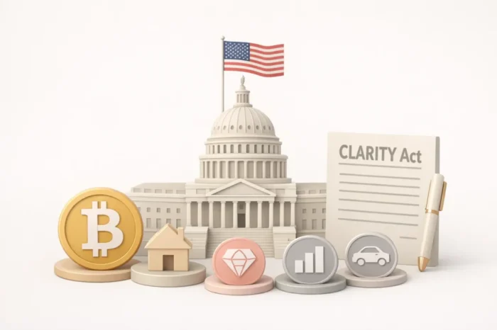Bitcoin у $71 000 и CLARITY Act на развилке: сегодня Конгресс проводит исторические слушания по токенизации