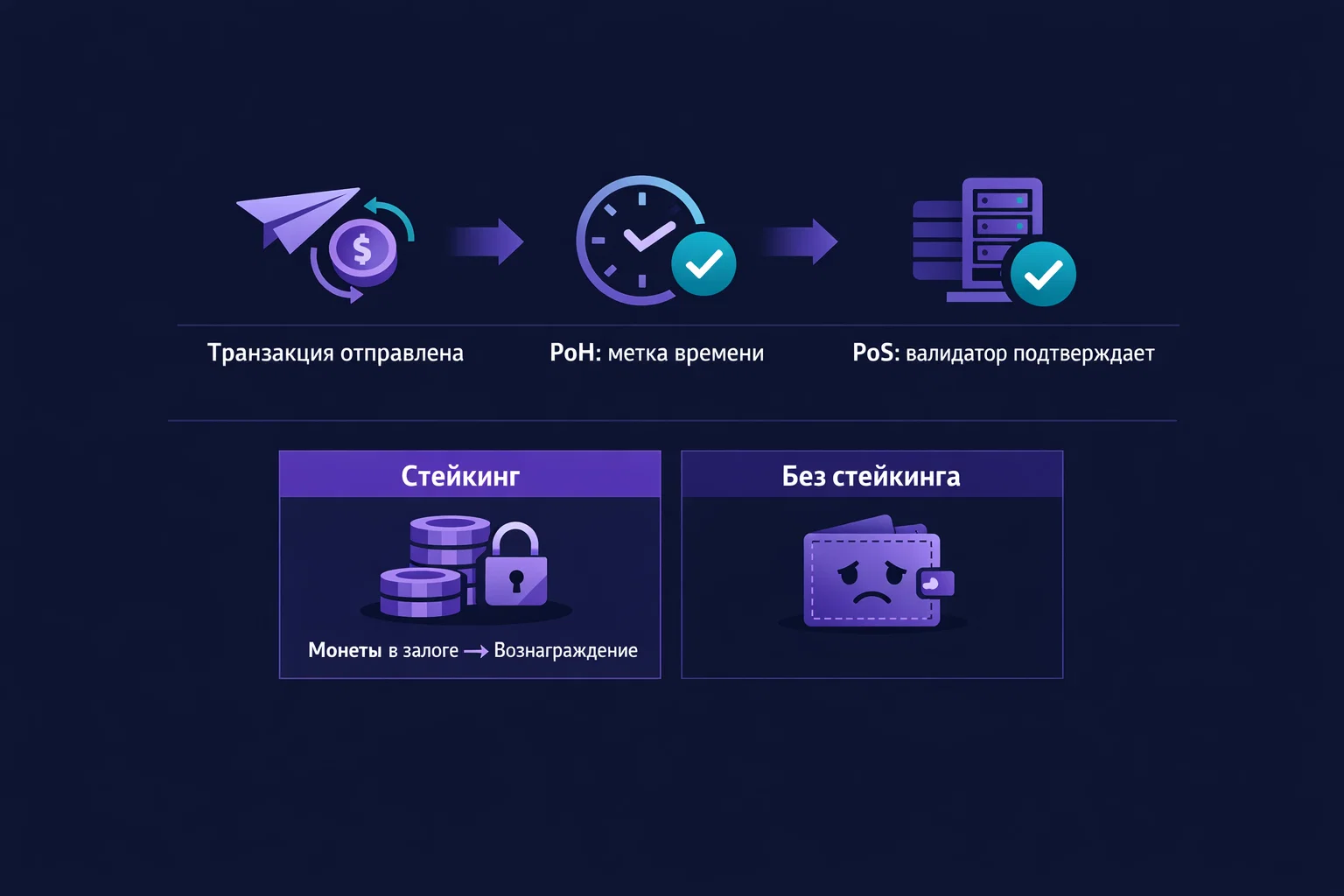 как работает блокчейн Solana