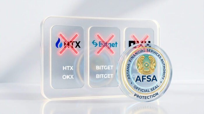 Регулятор Казахстана объявил вне закона OKX, HTX и Bitget